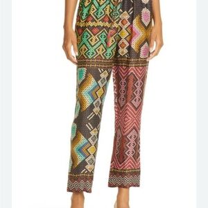 FARM RIO NWOT Yawanawa Scarf Pants